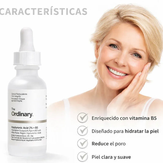 The Ordinary Ácido Hialurónico 2% + B5 | Piel Hidratada y Luminosa en 7 Días - CR Commerce