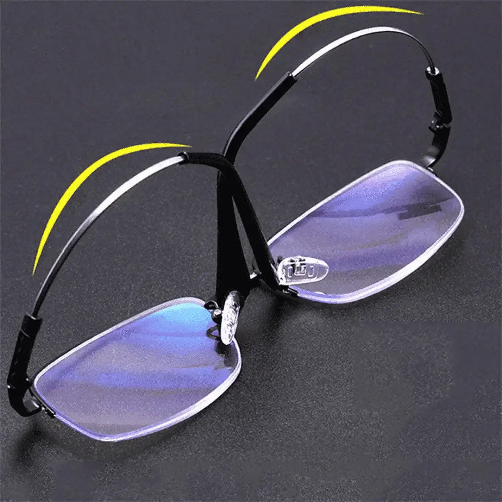 gafas visión continua Optilux TR90 con diseño elegante y lentes transparentes, ideales para uso prolongado.