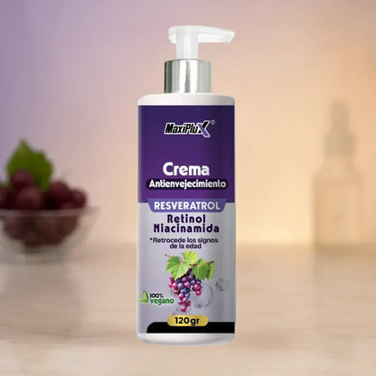 Crema Triple Acción Antiarrugas | Resveratrol + Retinol + Niacinamida - Resultados en 7 Días - CR Commerce