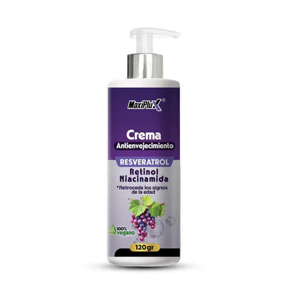Crema Triple Acción Antiarrugas | Resveratrol + Retinol + Niacinamida - Resultados en 7 Días - CR Commerce