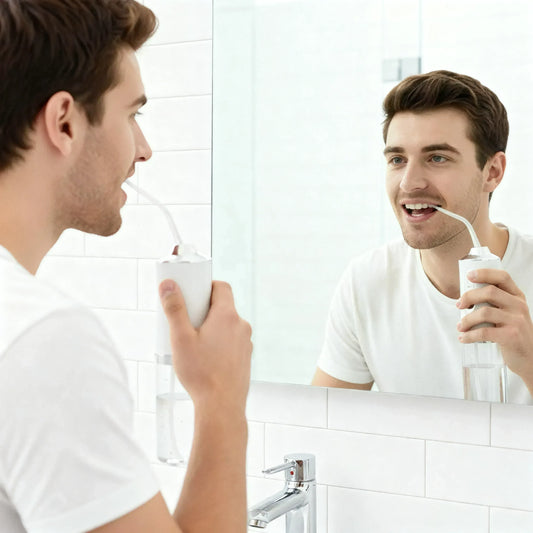 Irrigador Dental Portátil Sonríe Ya - Limpieza Profunda en Casa - CR Commerce