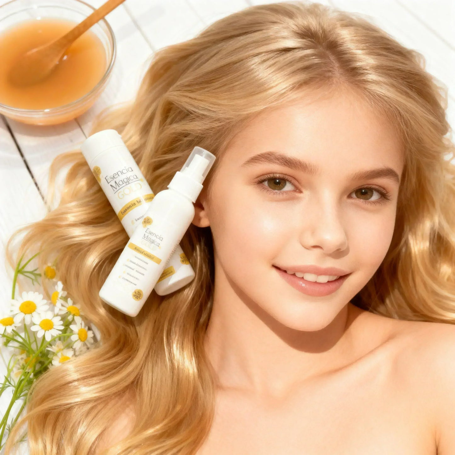 Esencia Mágica Kit Aclarador Natural - Reflejos Dorados Sin Químicos - CR Commerce