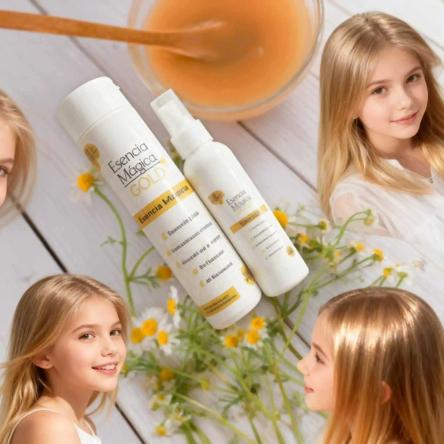 Esencia Mágica Kit Aclarador Natural - Reflejos Dorados Sin Químicos - CR Commerce