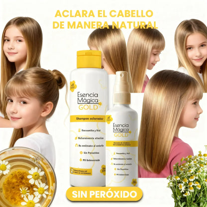 Esencia Mágica Kit Aclarador Natural - Reflejos Dorados Sin Químicos - CR Commerce